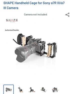SHAPE Handheld Cage for Sony a7R III/a7 III Camera